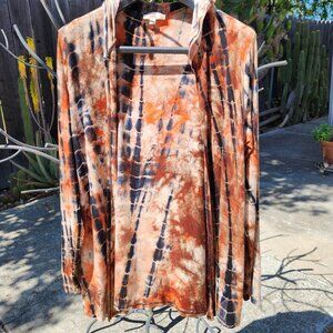 Tie Dye Hoodie Open Front Cover